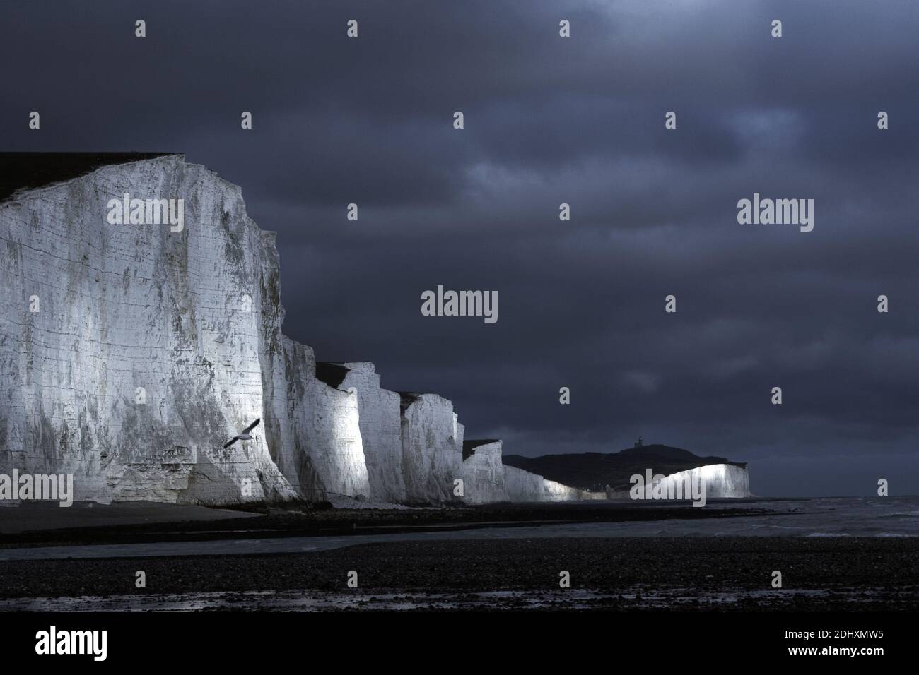 Die Seven Sisters Cliffs in Sussex, Vereinigtes Königreich Stockfoto
