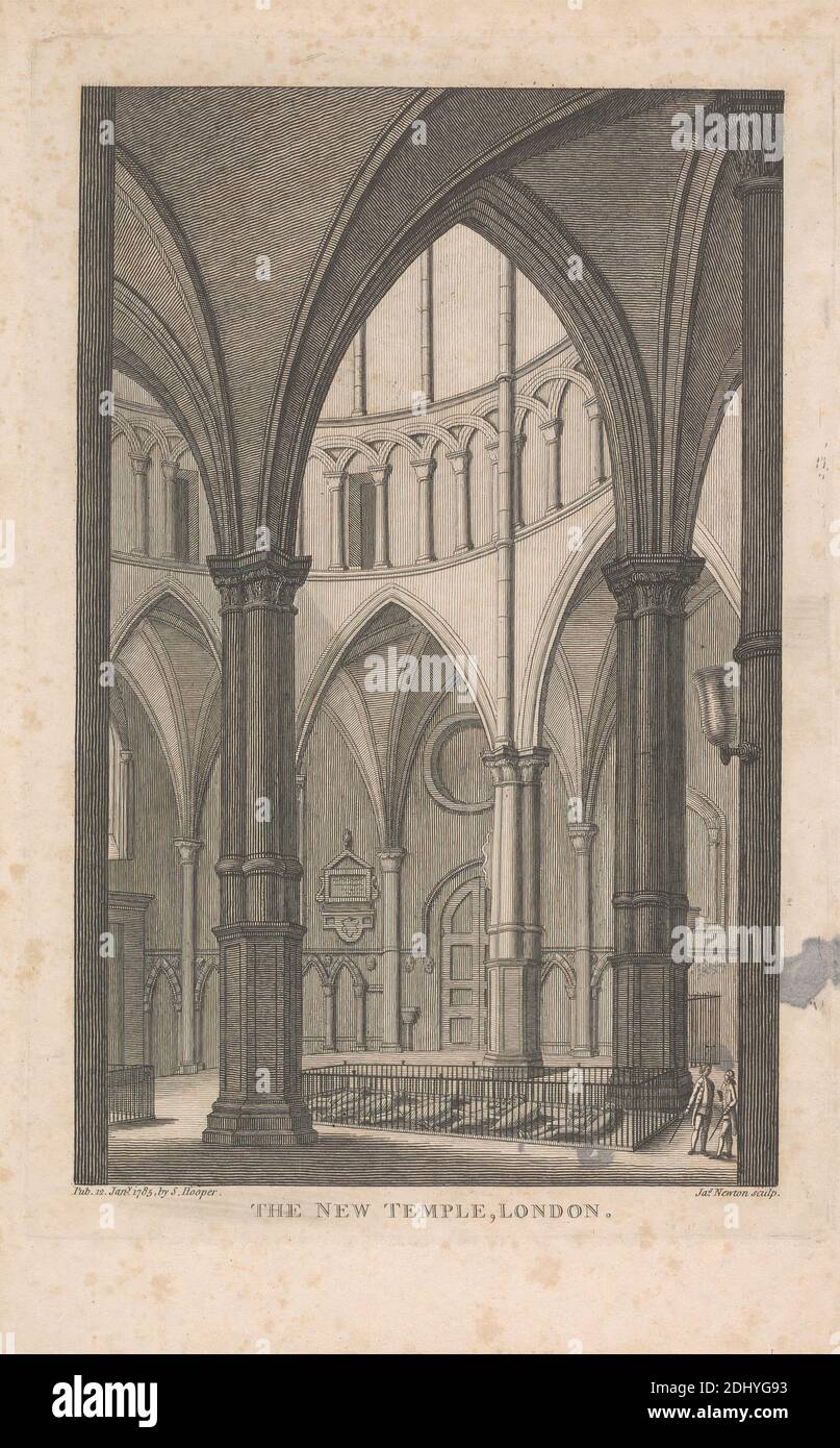 Der neue Tempel, James Newton, 1748–c. 1804, Großbritannien, 1785 Stockfoto