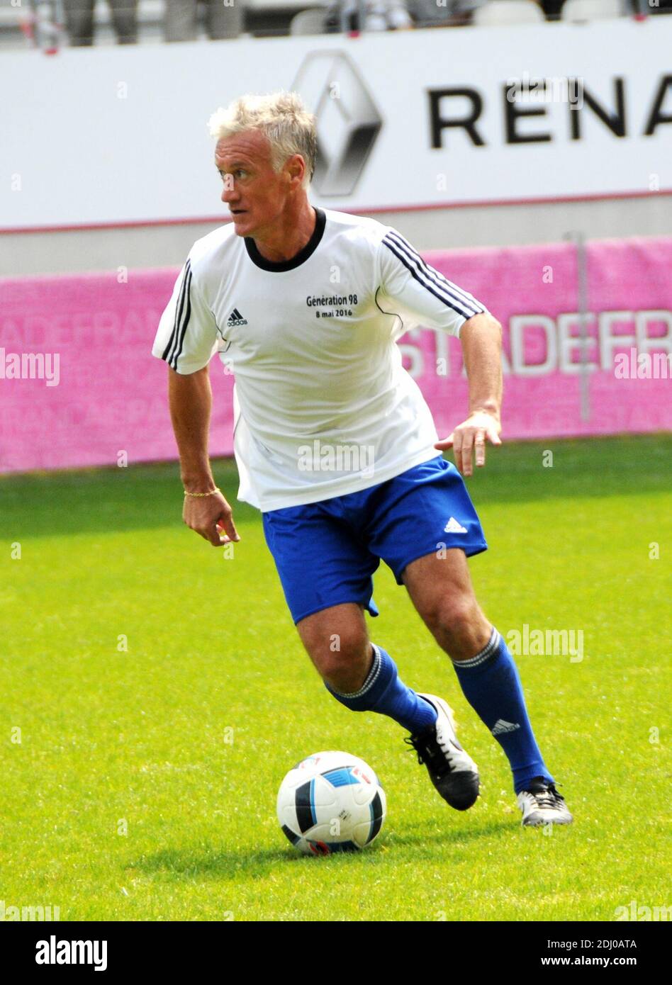 Didier Deschamps bei einem Fußballspiel der Generation 98 vor der EURO 2016 im Jean Bouin Stadion in Paris, Frankreich am 8. Mai 2016. Foto von Alain Apaydin/ABACAPRESS.COM Stockfoto