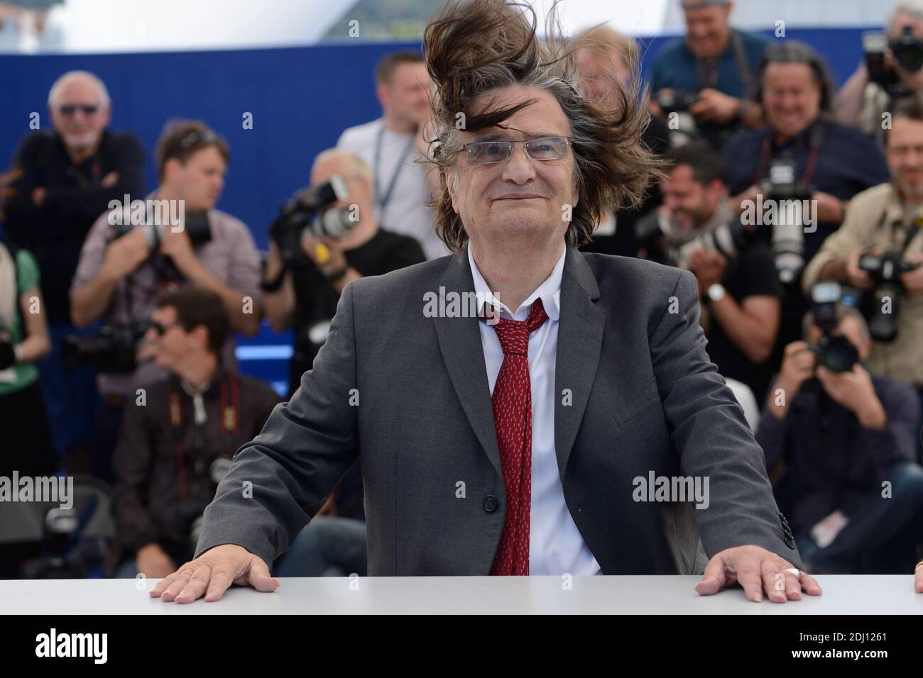Jean-Pierre Leaud beim Fotocall 'La Mort de Louis XIV' im Palais des Festivals in Cannes, Frankreich, am 19. Mai 2016, im Rahmen der 69. Filmfestspiele von Cannes. Foto von Aurore Marechal/ABACAPRESS.COM Stockfoto