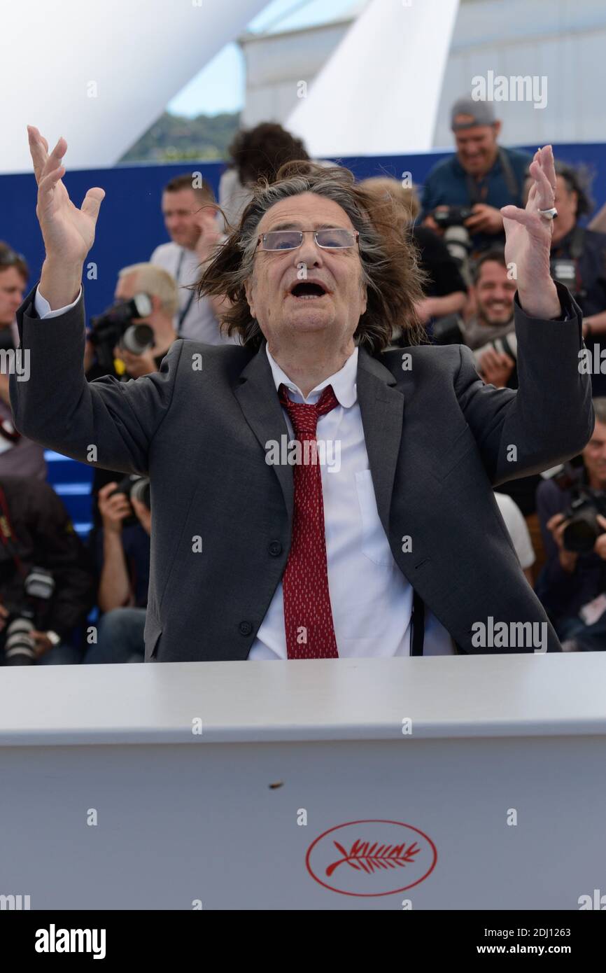 Jean-Pierre Leaud beim Fotocall 'La Mort de Louis XIV' im Palais des Festivals in Cannes, Frankreich, am 19. Mai 2016, im Rahmen der 69. Filmfestspiele von Cannes. Foto von Aurore Marechal/ABACAPRESS.COM Stockfoto