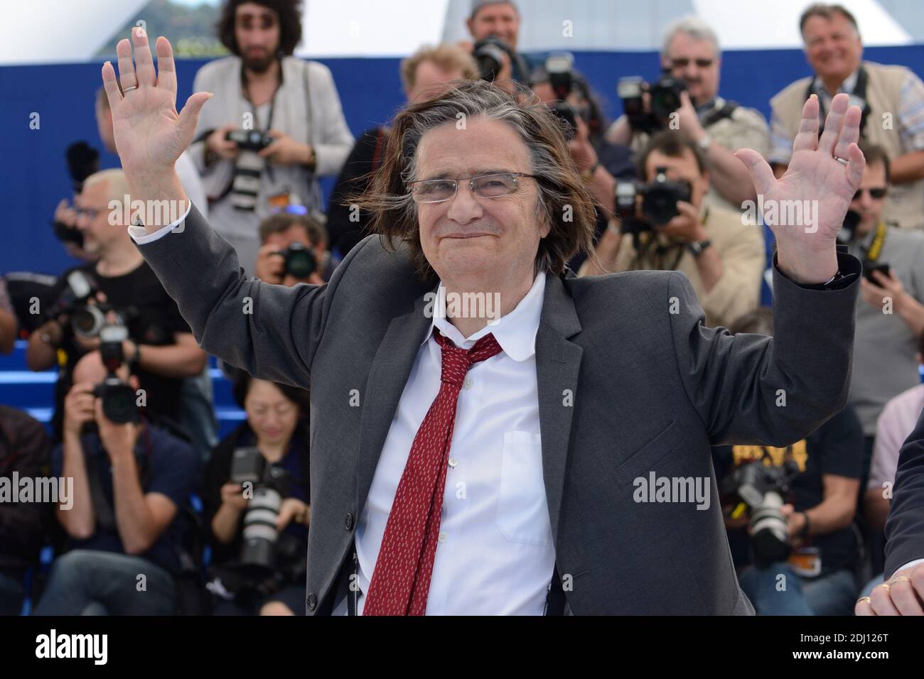 Jean-Pierre Leaud beim Fotocall 'La Mort de Louis XIV' im Palais des Festivals in Cannes, Frankreich, am 19. Mai 2016, im Rahmen der 69. Filmfestspiele von Cannes. Foto von Aurore Marechal/ABACAPRESS.COM Stockfoto