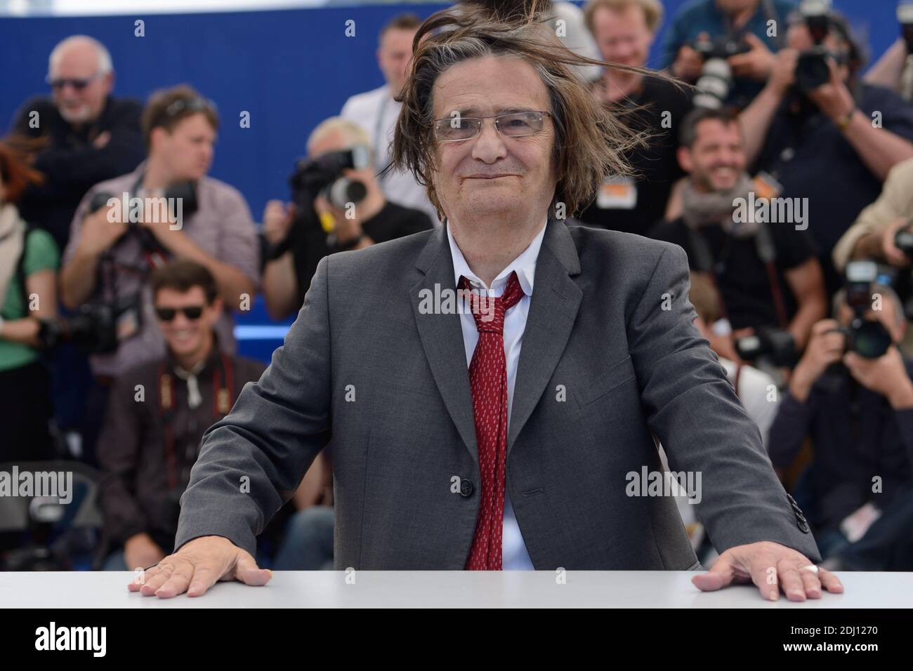 Jean-Pierre Leaud beim Fotocall 'La Mort de Louis XIV' im Palais des Festivals in Cannes, Frankreich, am 19. Mai 2016, im Rahmen der 69. Filmfestspiele von Cannes. Foto von Aurore Marechal/ABACAPRESS.COM Stockfoto
