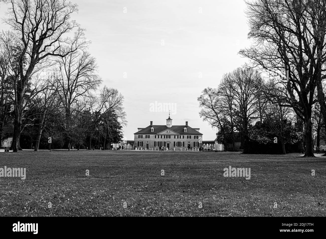 Historischer Mount Vernon, George Washingtons Residenz Stockfoto