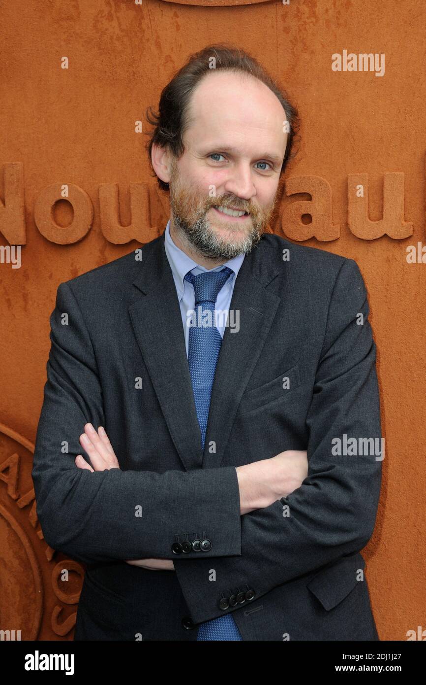 Jean-Marc Dumontet posiert im Dorf während der French Tennis Open in Roland-Garros Arena in Paris, Frankreich am 01. juni 2016. Foto von Alban Wyters/ABACAPRESS.COM Stockfoto