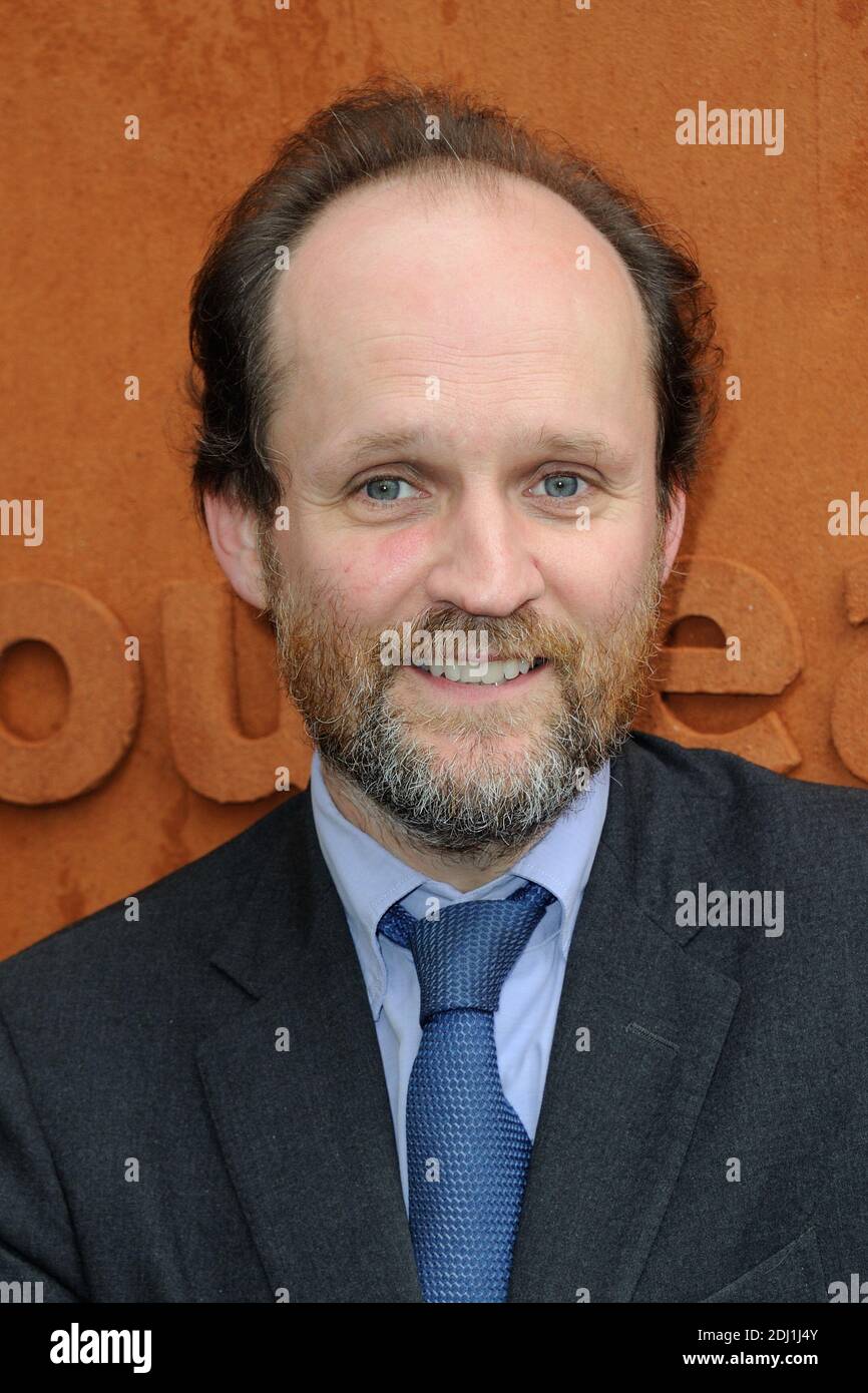 Jean-Marc Dumontet posiert im Dorf während der French Tennis Open in Roland-Garros Arena in Paris, Frankreich am 01. juni 2016. Foto von Alban Wyters/ABACAPRESS.COM Stockfoto