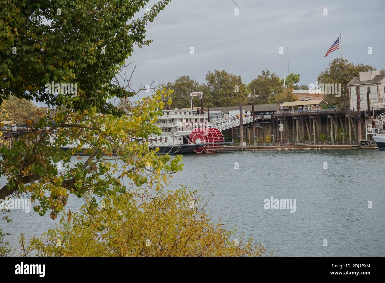 Delta King Hotel am Sacramento River, Sacramento, Kalifornien Stockfoto