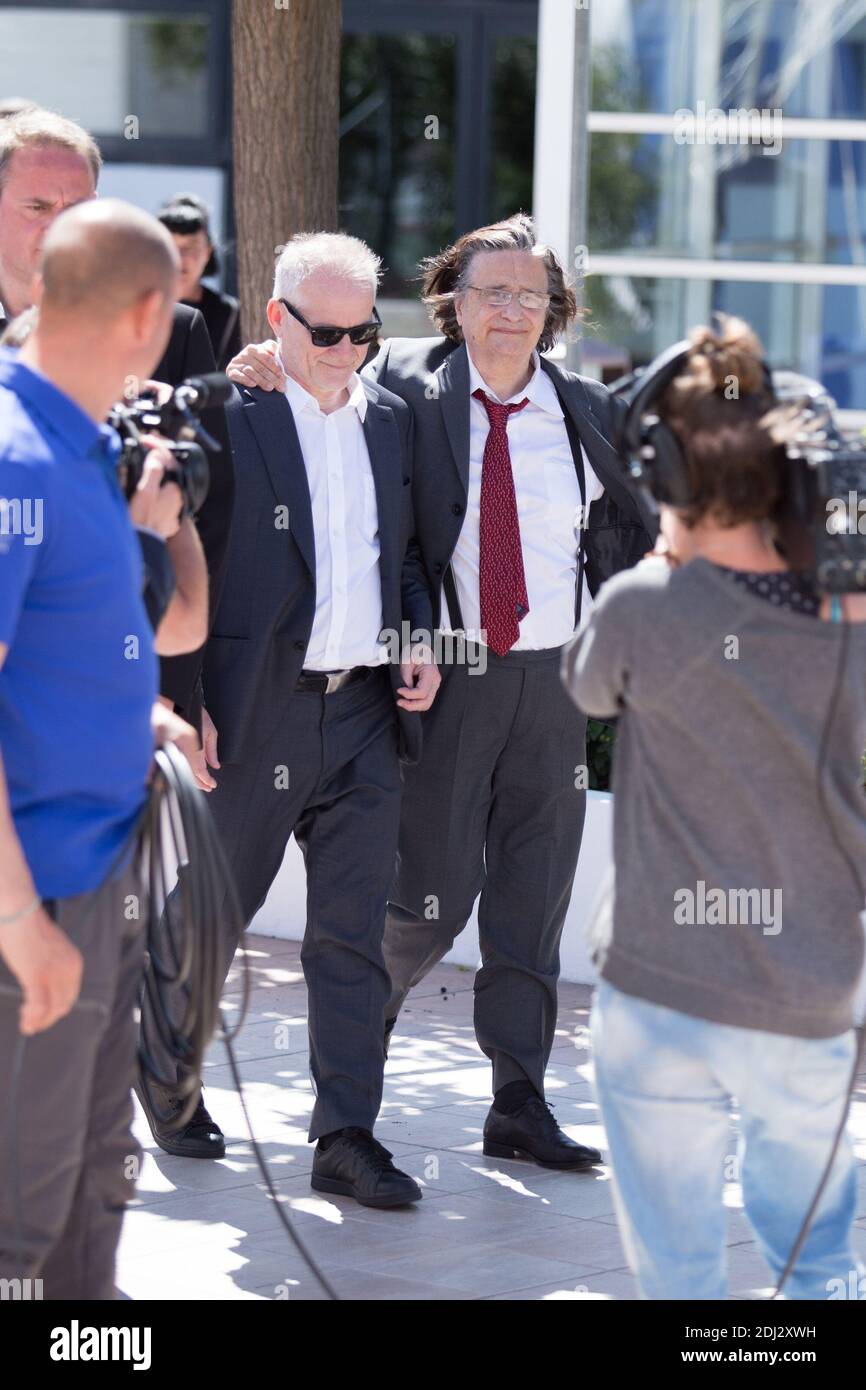 JEAN-PIERRE LEAUD, THIERRY FREMAUX - FOTOCALL DU FILM 'LA MORT DE LOUIS XIV' - 69EME FESTIVAL DE CANNES, 19/05/2016 FOTO VON NASSER BERZANE/ABACAPRESS.COM Stockfoto