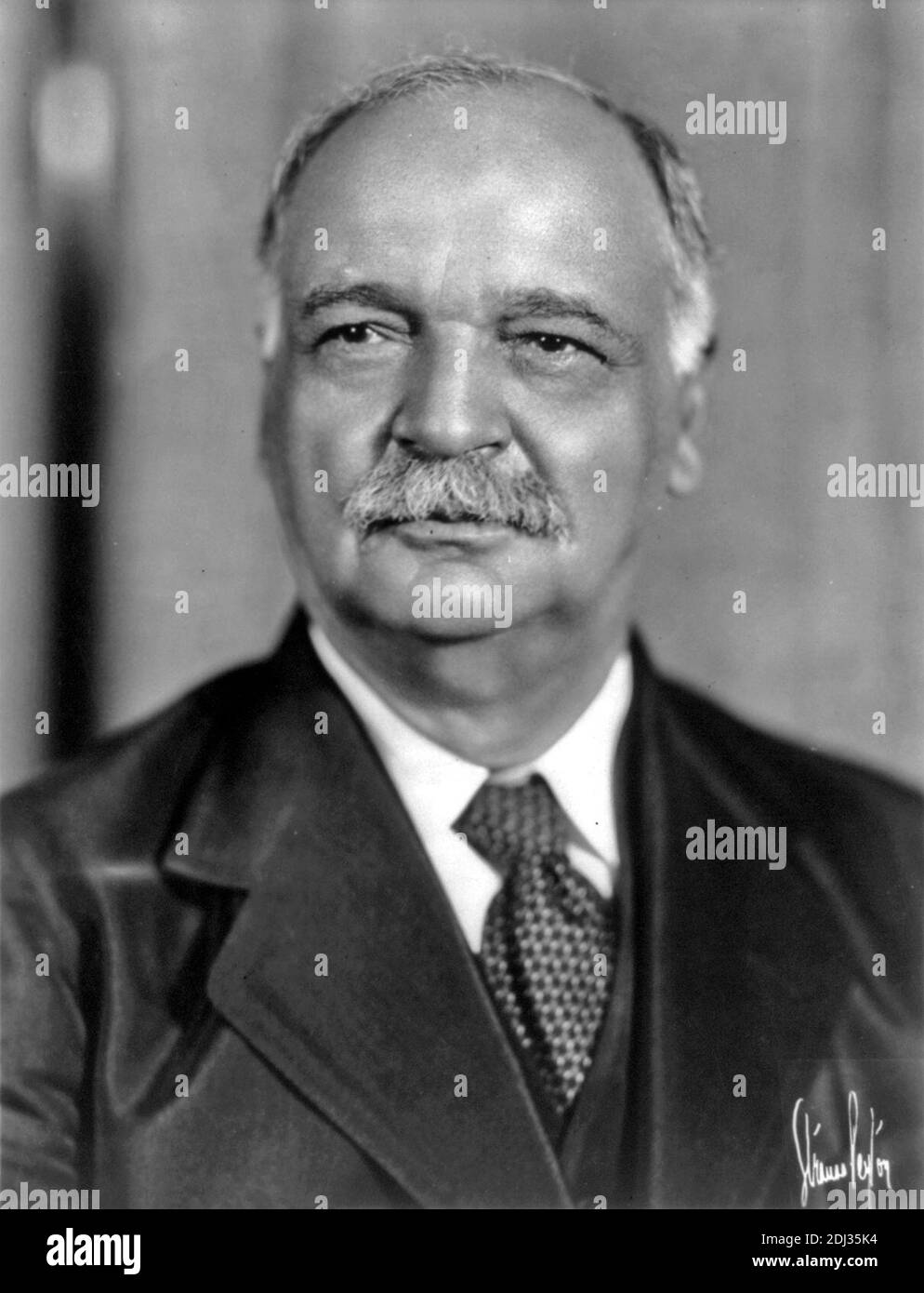 Charles Curtis, amerikanischer Vizepräsident unter Herbert Hoover, 1931 Stockfoto