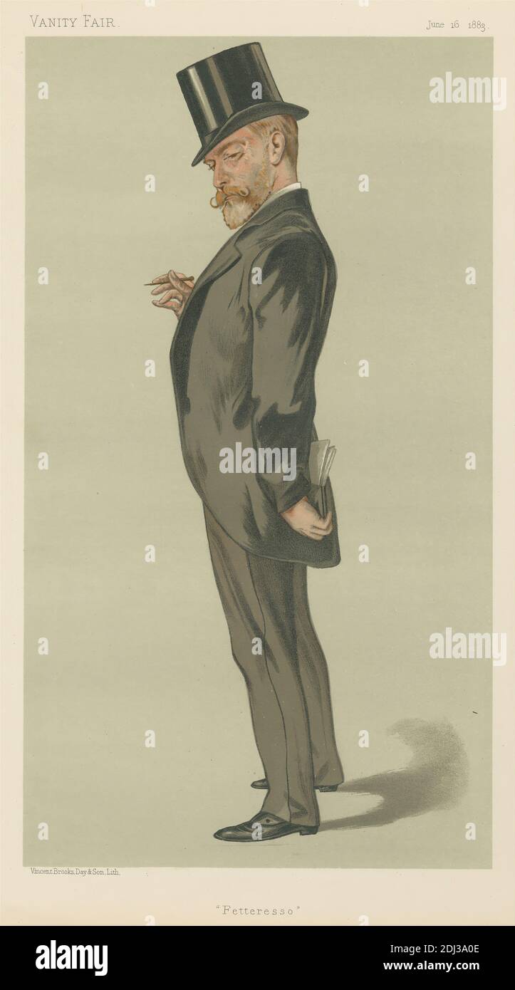 Politiker - Vanity Fair - 'Fetteresso'. Herr Robert William Duff. 16. Juni 1883, unbekannter Künstler, neunzehnten Jahrhundert, 1883, chromolithograph Stockfoto