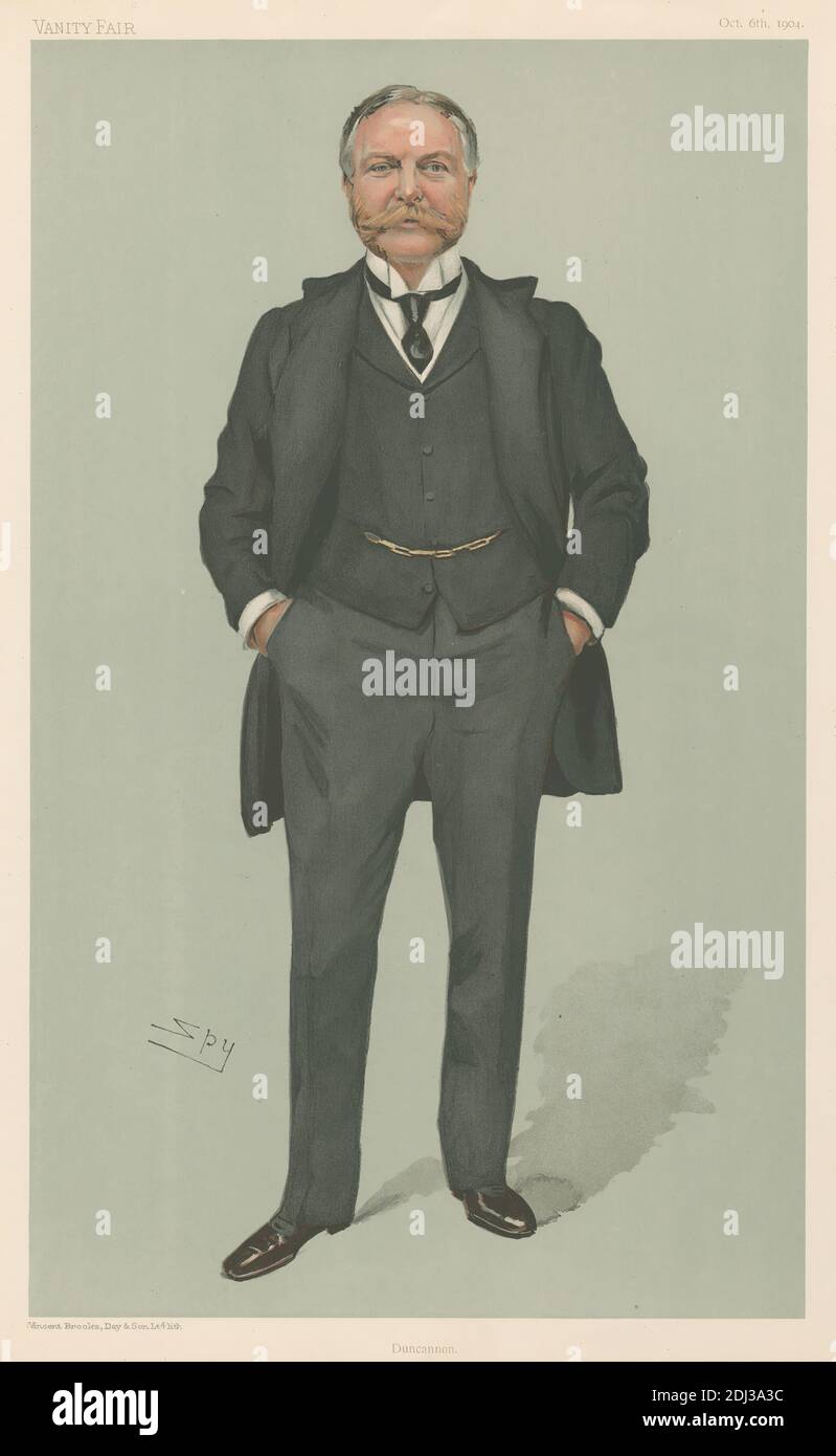 Politiker - Vanity Fair - Lord Duncannon. 6. Oktober 1904, Leslie Matthew 'Spy' ward, 1851–1922, britisch, 1904, Chromolithographie Stockfoto