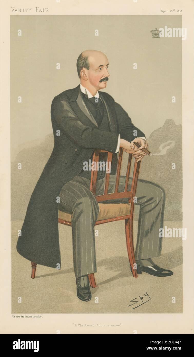 Politiker - Vanity Fair - "EIN gecharterter Administrator". Earl Gray. 28. April 1898, Leslie Matthew 'Spy' ward, 1851–1922, britisch, 1898, Chromolithographie Stockfoto