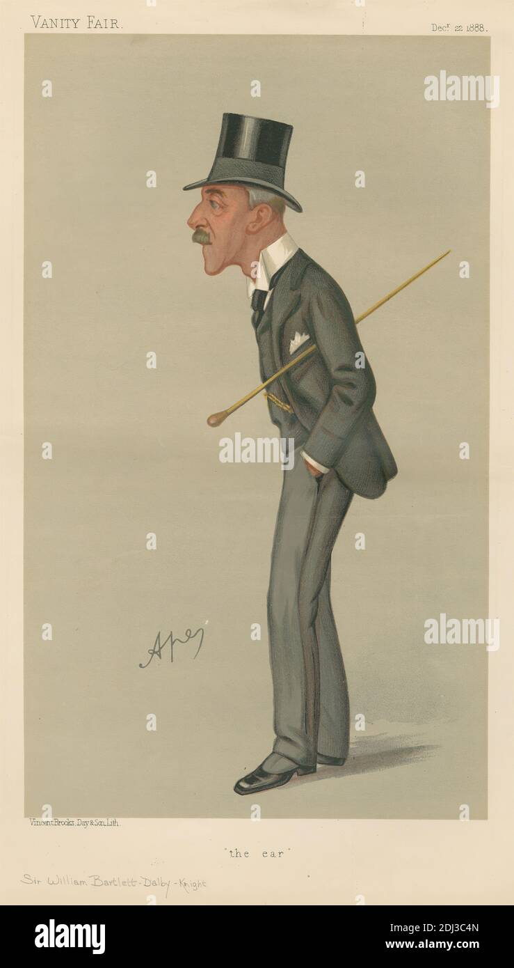 Vanity Fair - Ärzte und Wissenschaftler. William Bartlett-Dalby-Knight. 22. Dezember 1888, Carlo Pellegrini, 1839–1889, Italienisch, 1888, Farblithographie Stockfoto