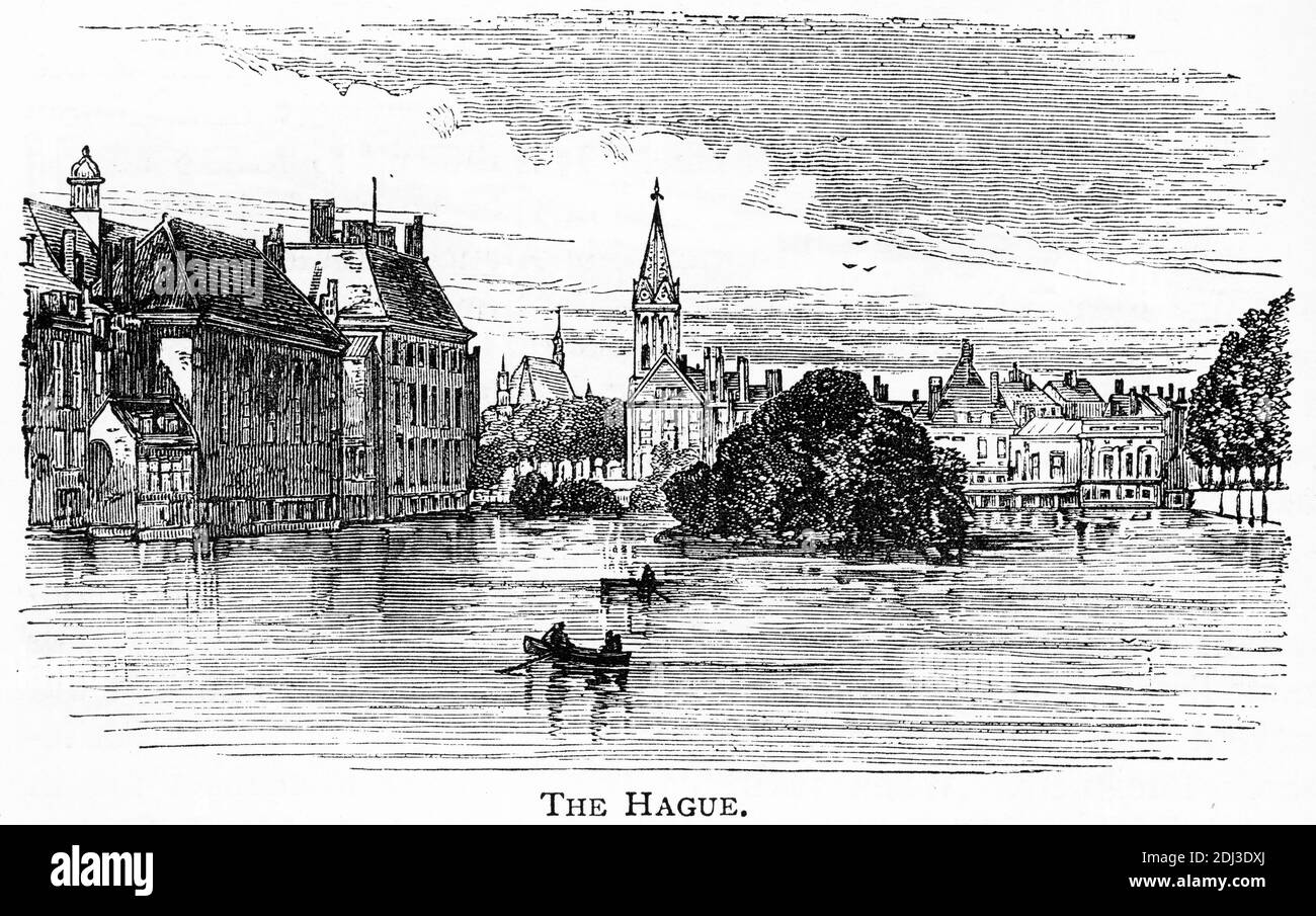 Stich von Den Haag, Südholland Stockfoto