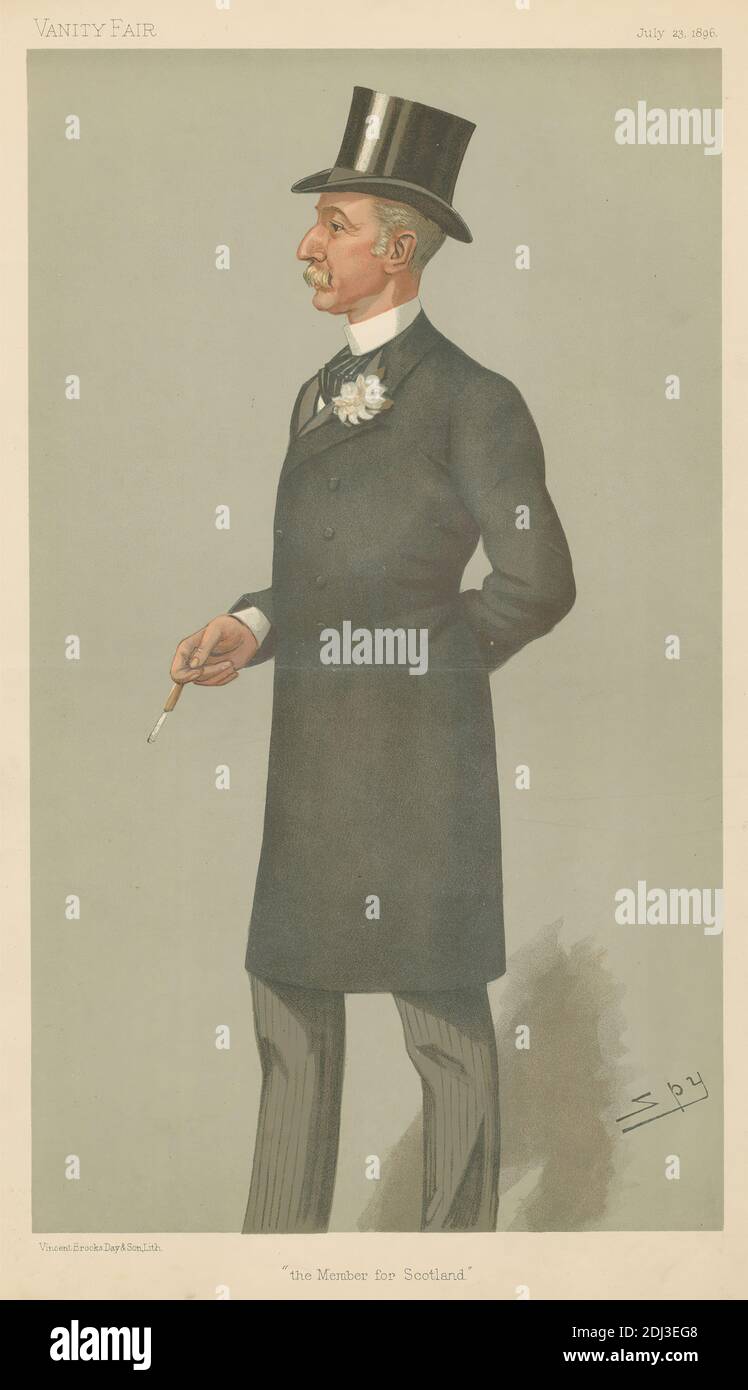 Politiker - Vanity Fair. "Das Mitglied für Schottland." Sir Lewis McIver. 23. Juli 1896, Leslie Matthew 'Spy' ward, 1851–1922, britisch, 1896, Chromolithographie Stockfoto