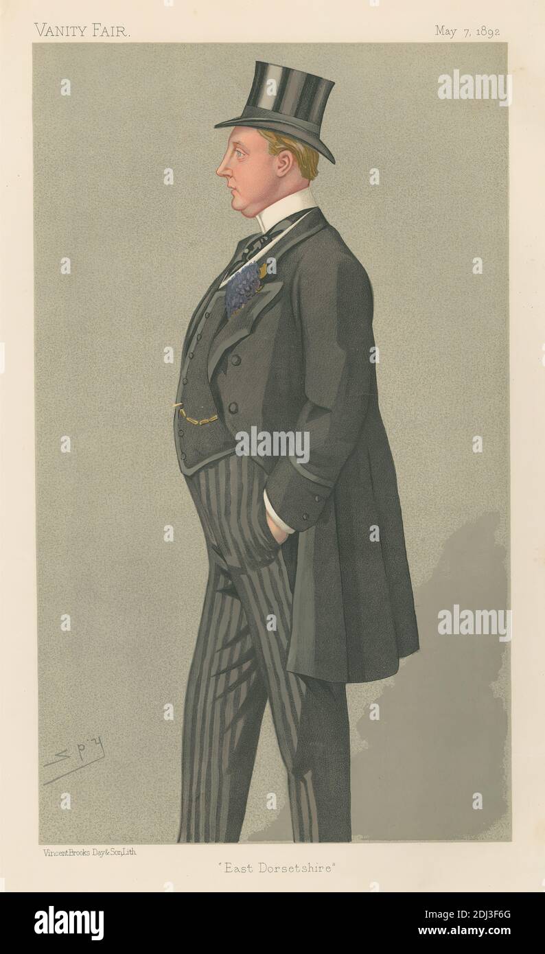 Politiker - Vanity Fair. 'East Dorsetshire.' Hon. Humphrey Napier Sturt. 7. Mai 1892, Leslie Matthew 'Spy' ward, 1851–1922, britisch, 1892, Chromolithographie Stockfoto