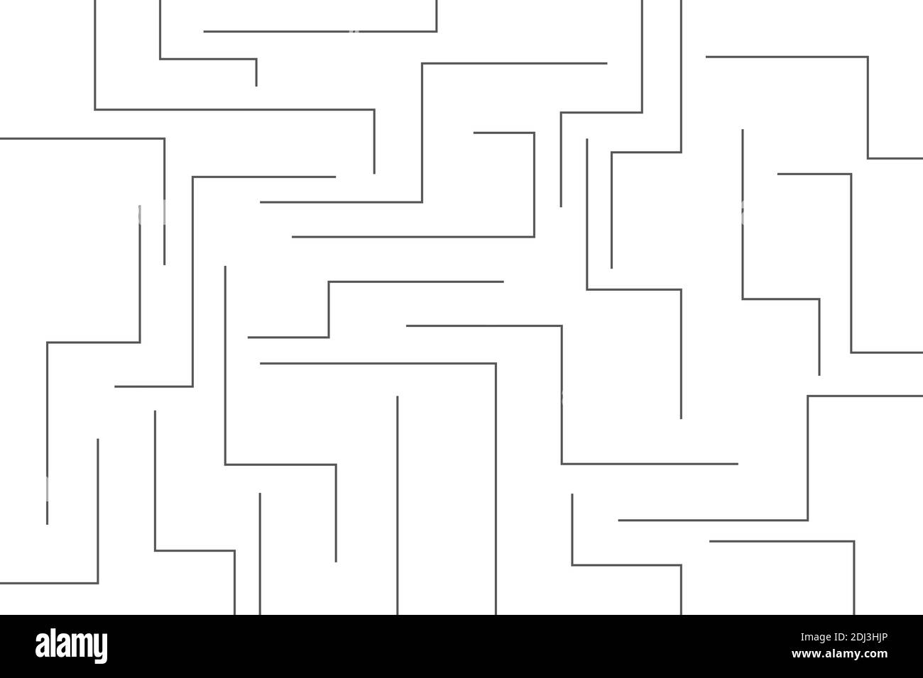 Abstraktes Hintergrundmuster mit Linien bilden geometrische Formen in Bewegung / Bewegung Abstraktion gemacht. Einfache, moderne Vektorkunst Stockfoto