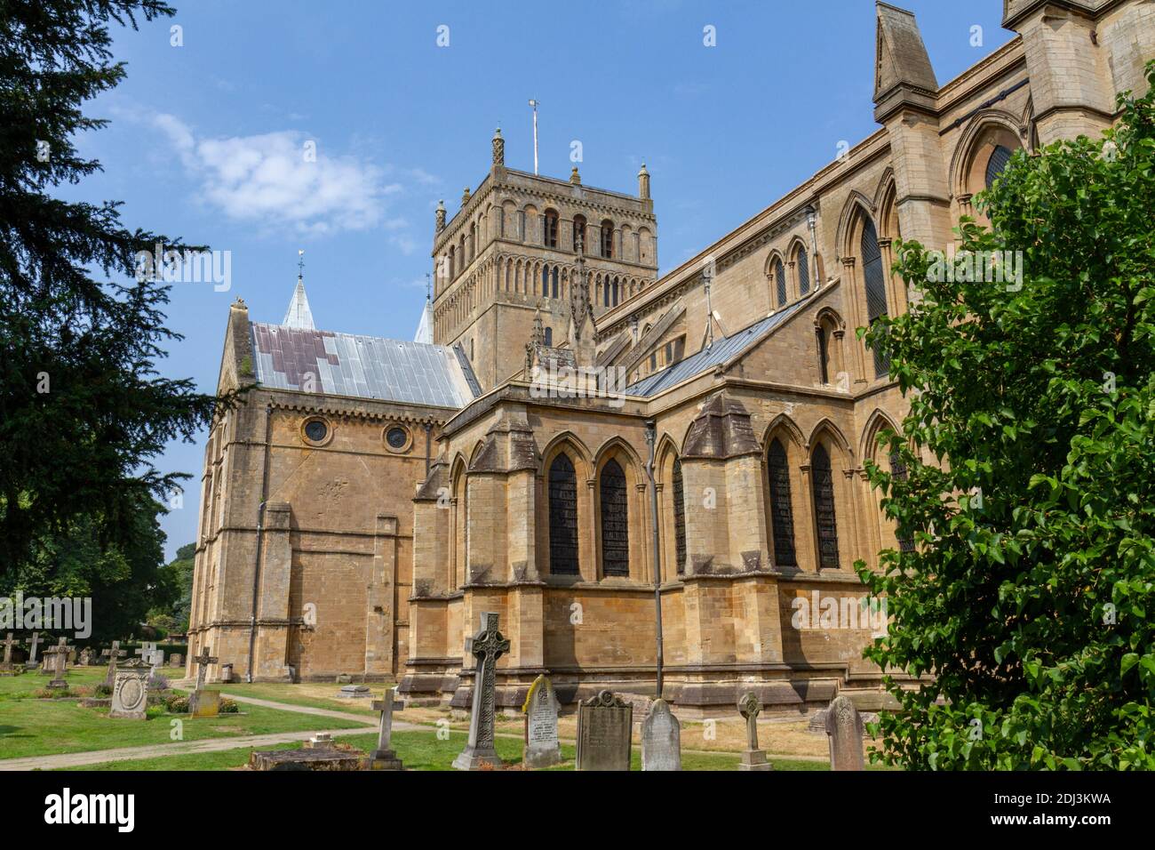 Southwell Minster, Southwell, Nottinghamshire, Großbritannien. Stockfoto