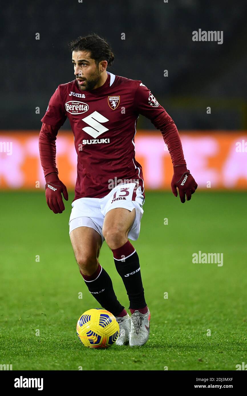 Ricardo Rodriguez (Turin) Während des italienischen 'Serie A'-Spiels zwischen Torino 2-3 Udinese im Olimpic Stadium am 12. Dezember 2020 in Turin, Italien. (Foto von Maurizio Borsari/AFLO) Stockfoto