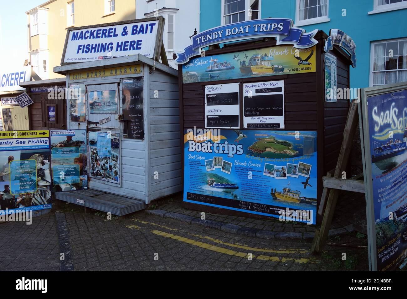 Pembrokeshire 06. Dezember 2020 die Küstenstadt Tenby which Ist Teil der atemberaubenden Pembrokeshire Küste ein beliebtes Ziel Für Touristen ein Stockfoto