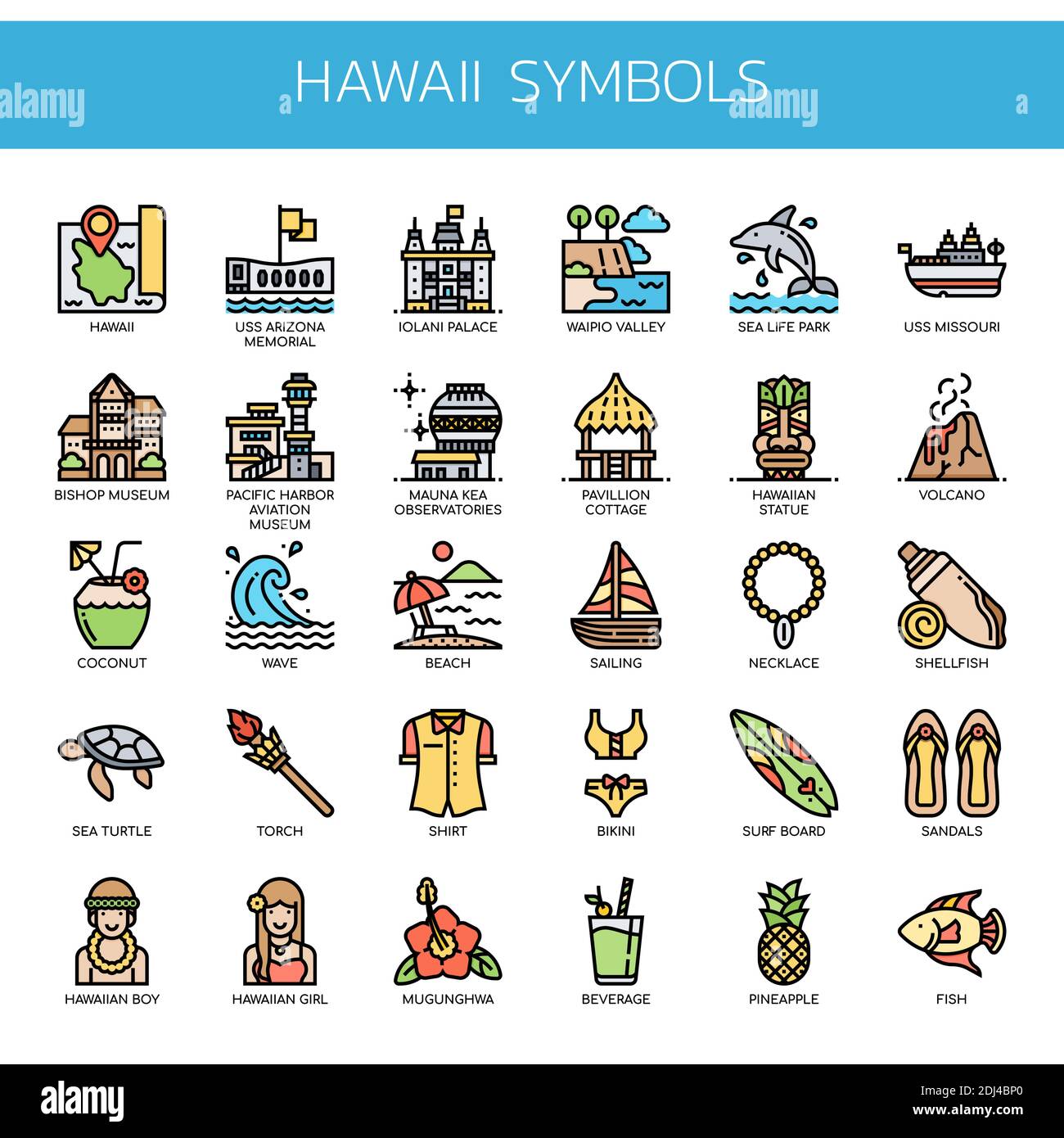 Hawaiische Symbole Stockfotos Und Bilder Kaufen Alamy