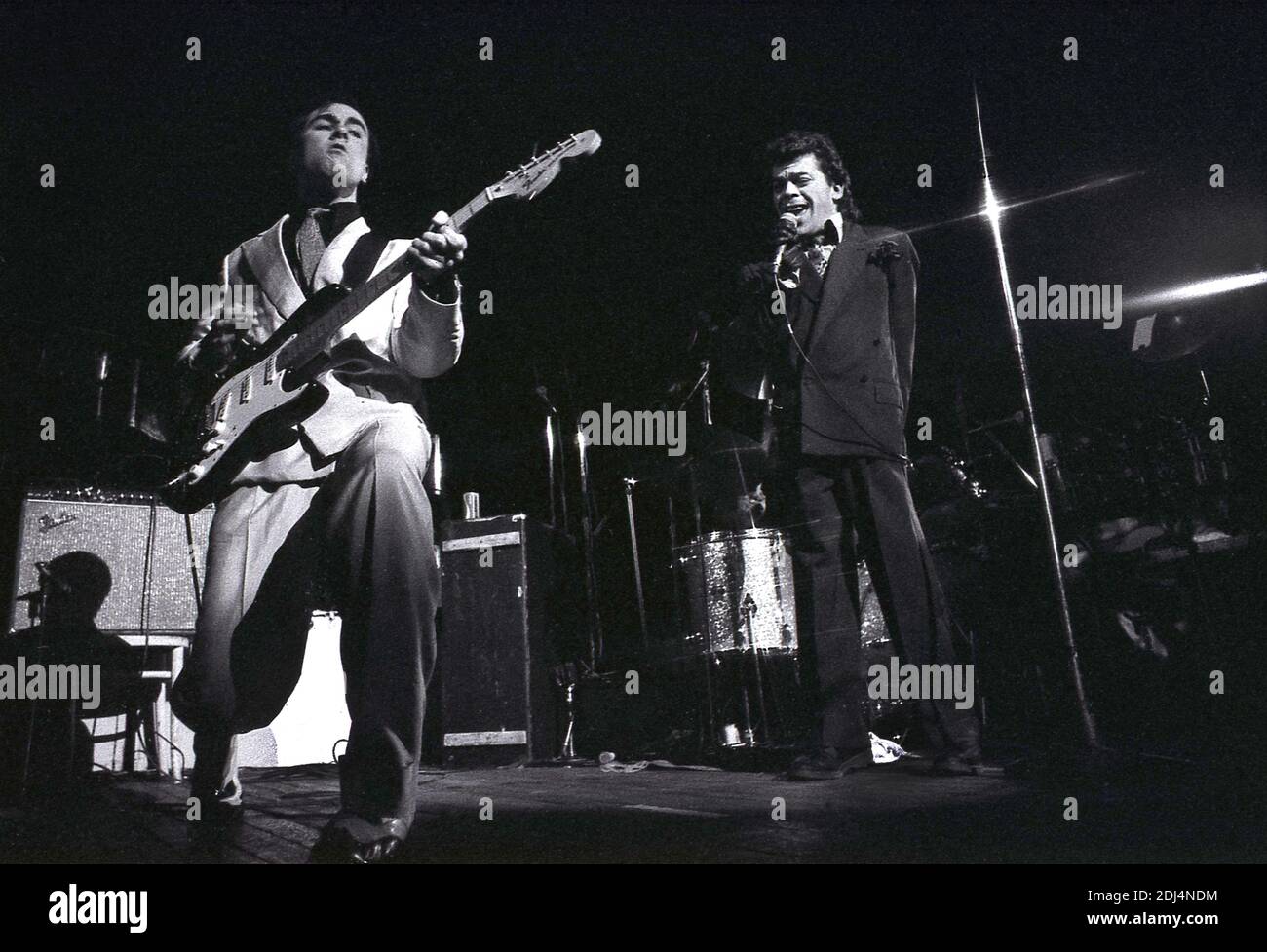 Kilburn und die High Roads. Britische Pub Rock Band mit Ian Dury als Lead Vocals. Hammersmith Odeon 1975 Stockfoto