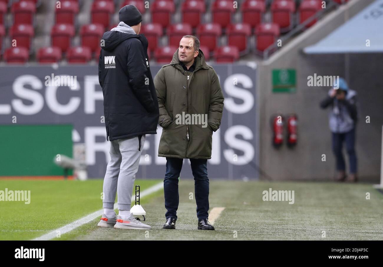 Augsburg, Deutschland. 13. Dez 2020. firo: 13.12.2020 Fuvuball: Fußball: 1. Bundesliga, Saison 2020/21 FC Augsburg - FC Schalke 04 Manuel Baum, Trainer Credit: Max Ellerbrake/firo/Pool Nutzung weltweit/dpa/Alamy Live News Stockfoto