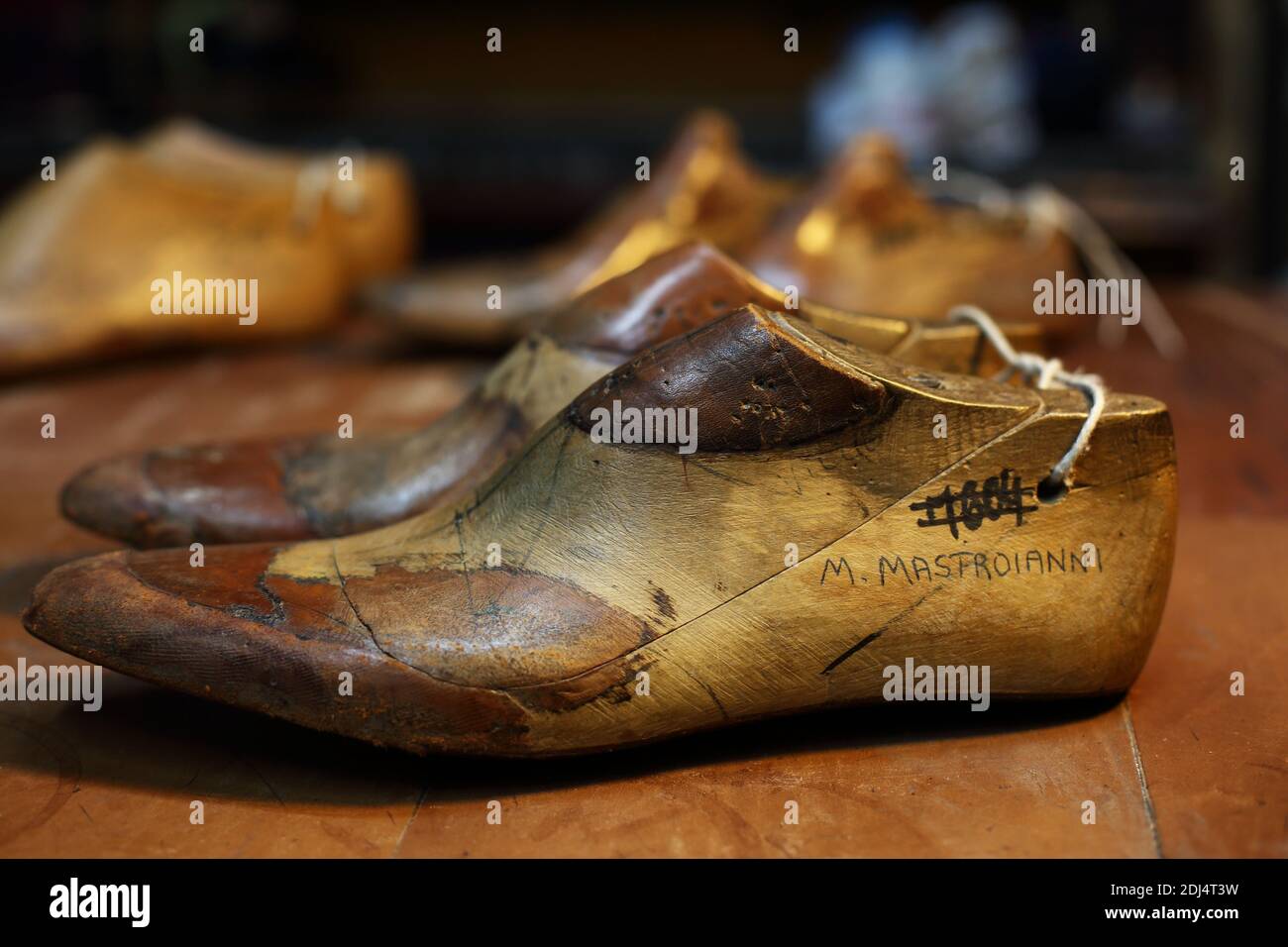Der Schuh Last von Marcello Mastroianni Stockfoto