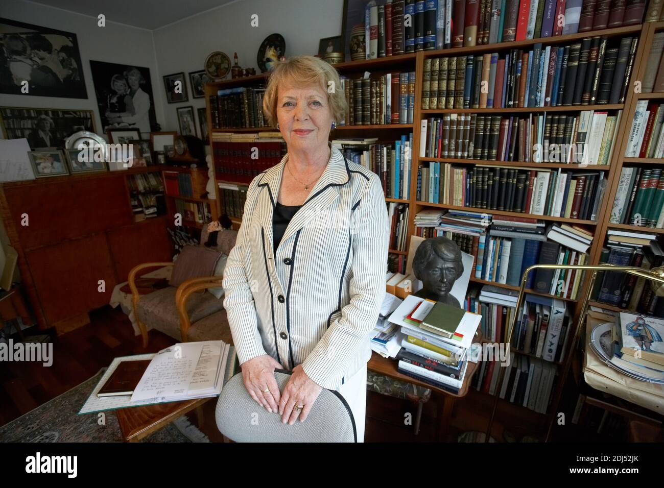 Vigdís Finnbogadóttir, vierter Präsident islands, war von 1980 bis 1996 im Amt: Stockfoto