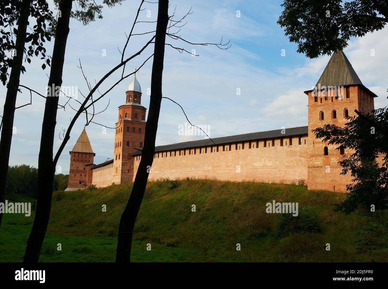 Russland, Rossija, Nowgorod Oblast, Nowgorodskaja Oblast, Weliki Nowgorod, Kreml, UNESCO-Welterbe Stockfoto