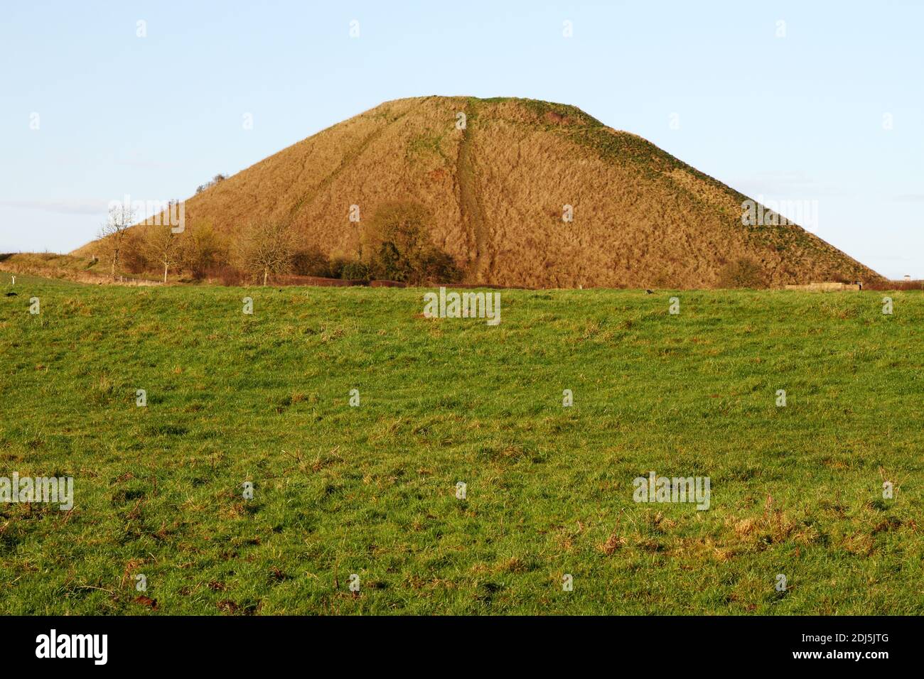 Aus dem neolithikum gefertigte Silbury Hill, Avebury, Wiltshire Stockfoto