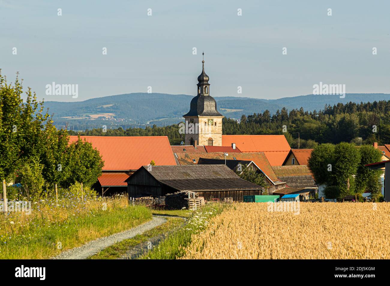 Hollerhöfe in Kemnath-Waldeck, Deutschland Stockfoto