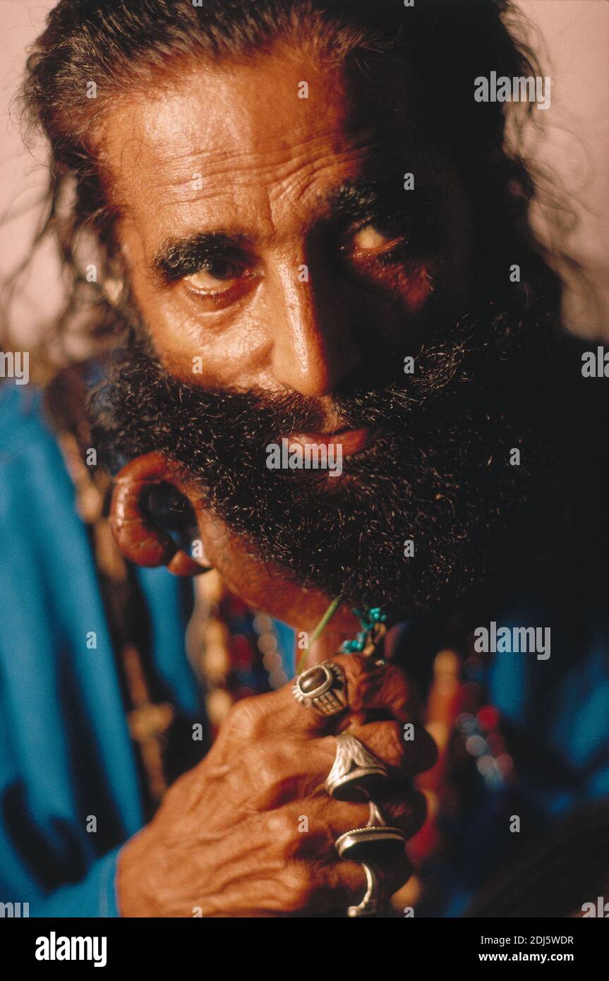 Allan Fakir Folk Sängerin im Indus Valley, Sindh, Pakistan Stockfoto