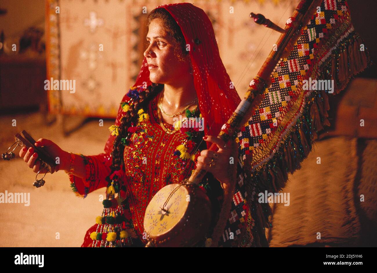 Sufi-Musik im Indus Valley, Sindh, Pakistan Stockfoto