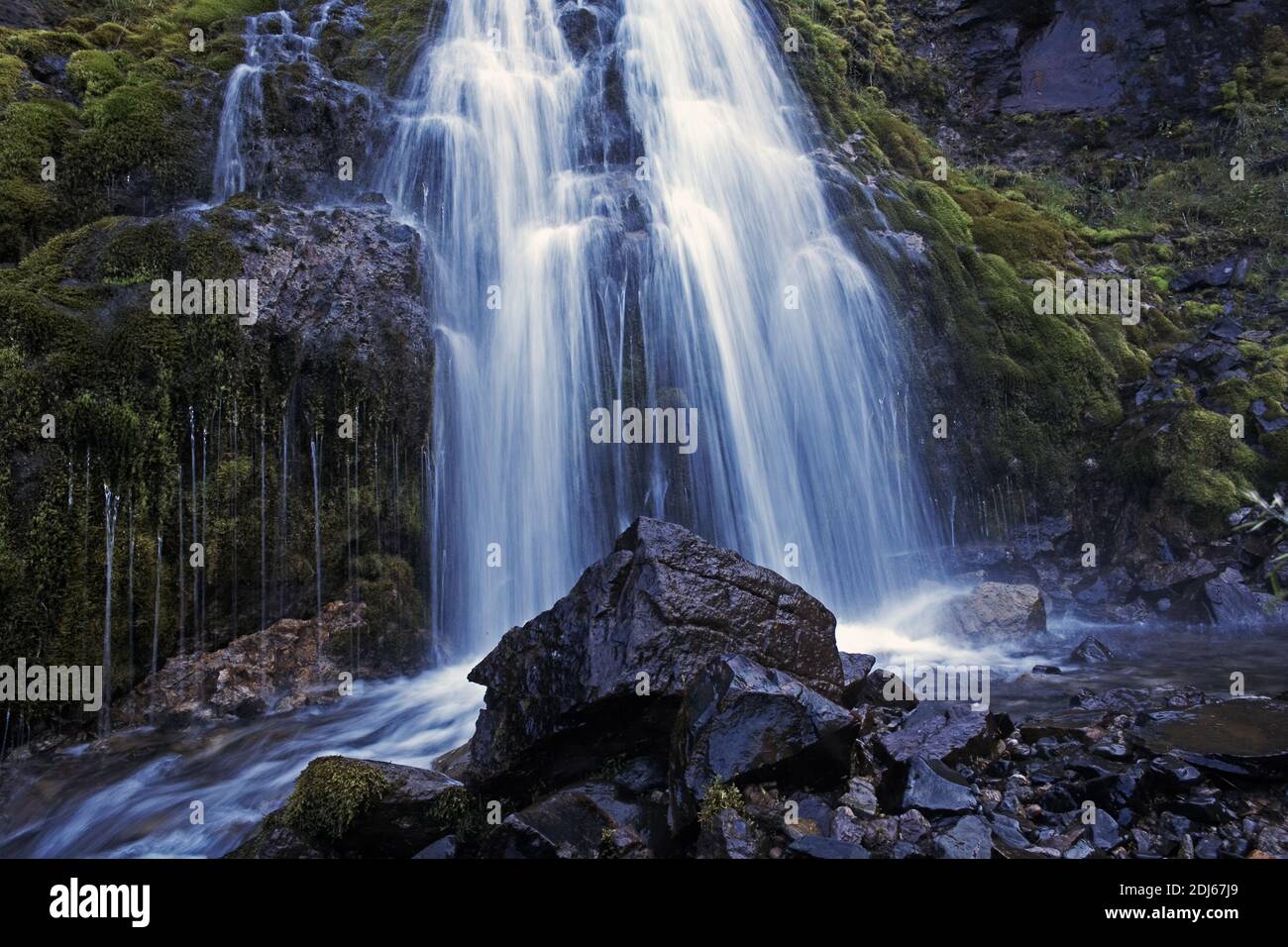 Island, Wasserfall, Ostisland, Stockfoto