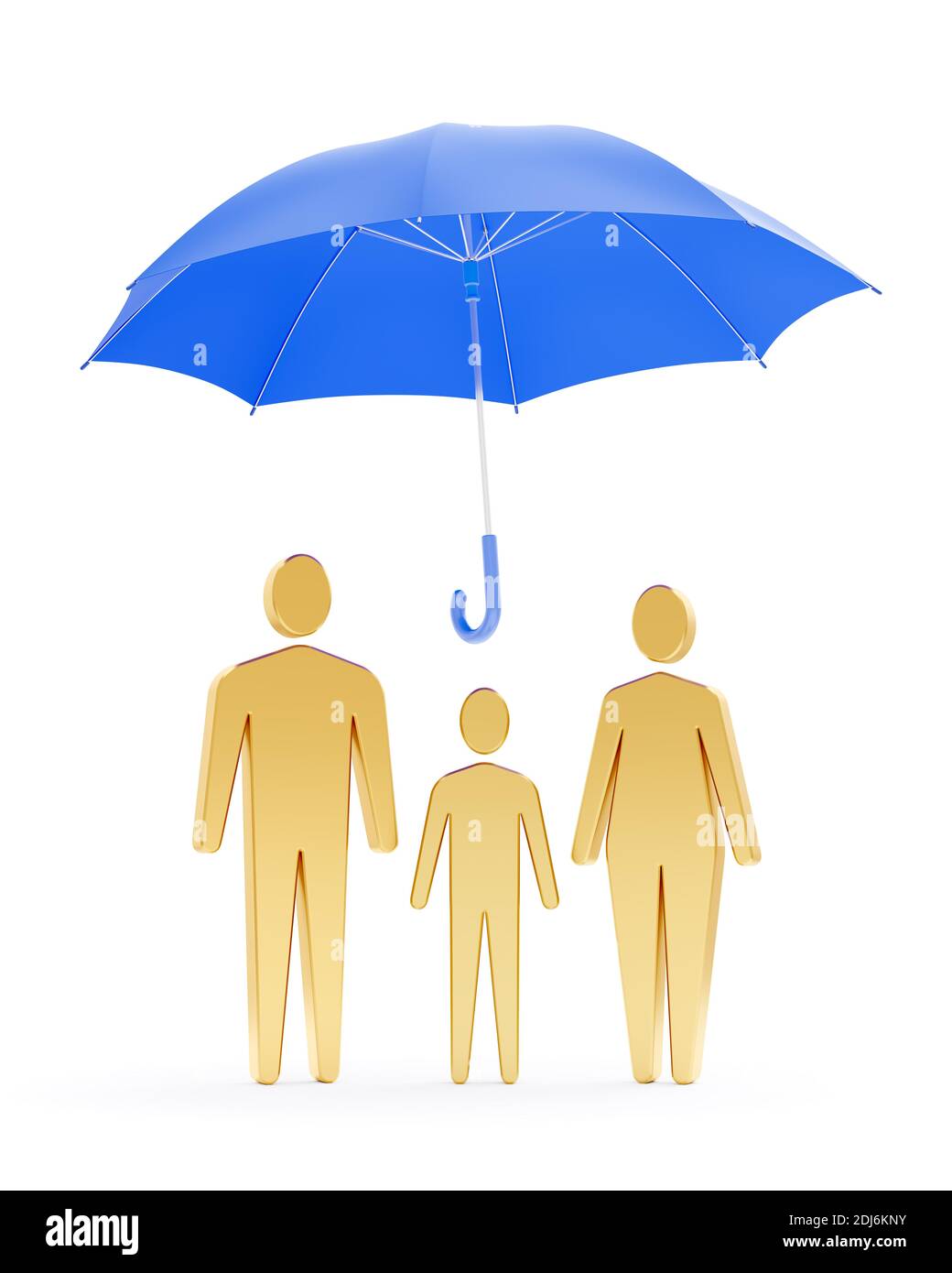 Familienversicherung Stockfoto