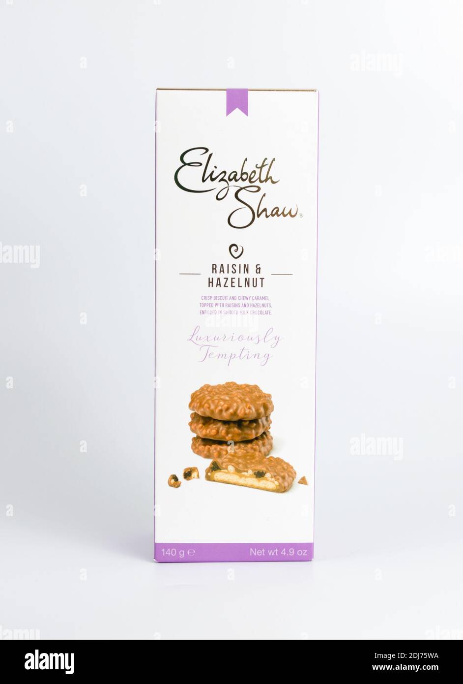 Luxus Chocolate Biscuit Selection von Elizabeth Shaw Stockfoto