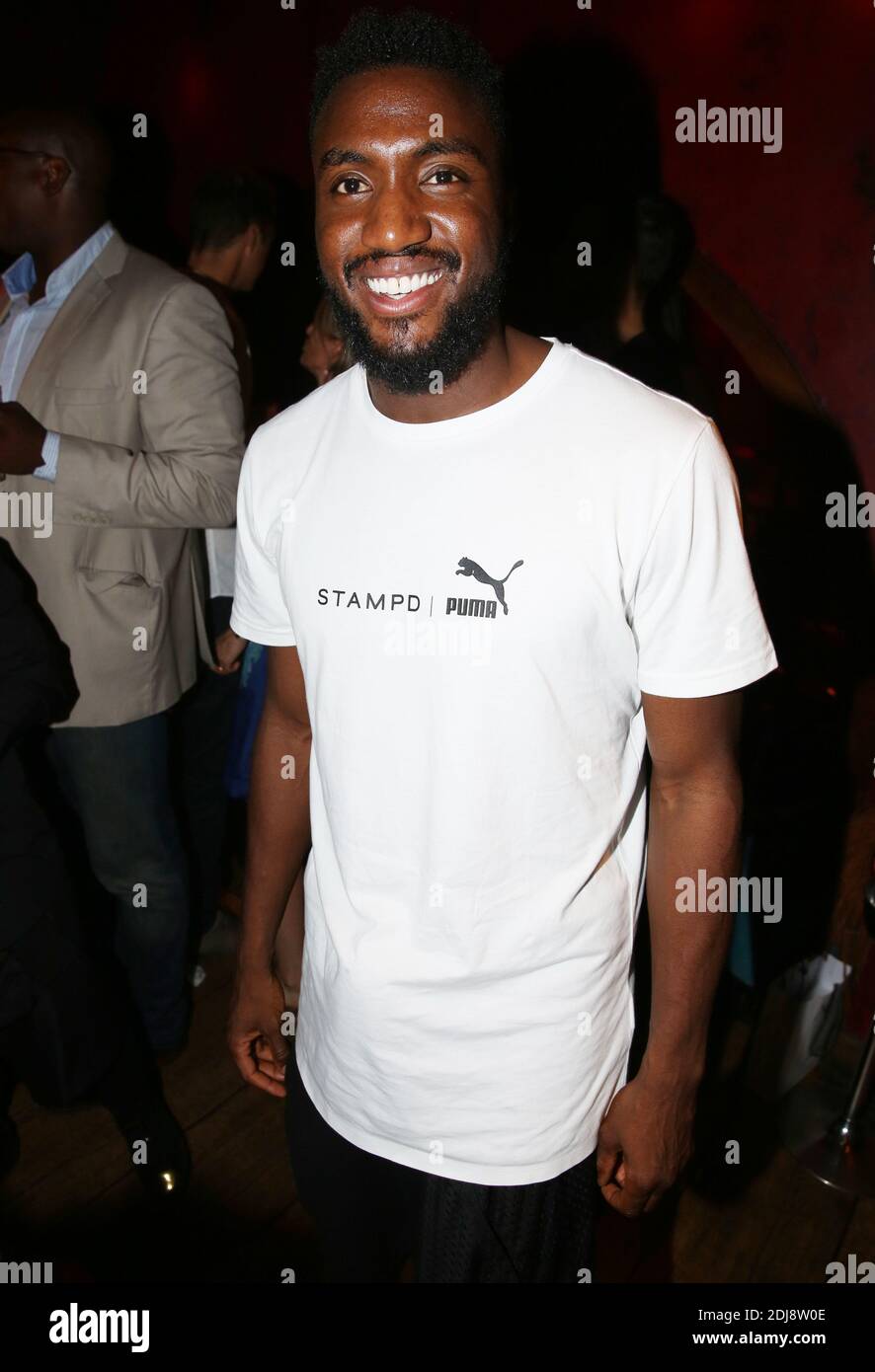 Luc Abalo nimmt an der "Nola Circus" After Party in der Buddha Bar in Paris, Frankreich am 12. September 2016 Teil. Foto von Jerome Domine/ABACAPRESS.COM Stockfoto