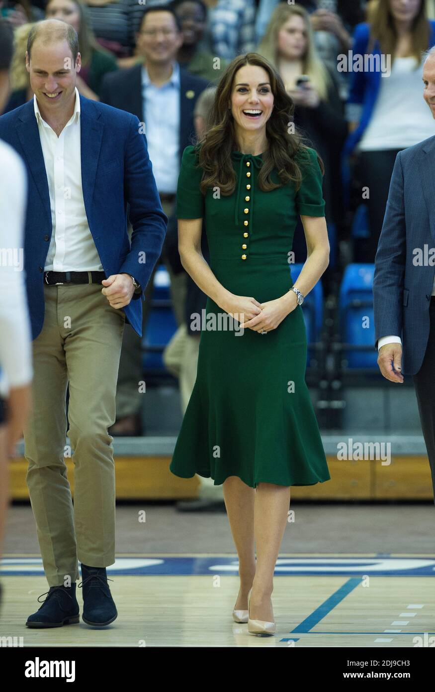 Catherine, Herzogin von Cambridge und Prinz William, Herzog von Cambridge besuchen die University of British Columbia am 27. September 2016 in Kelowna, Kanada. Foto von Lionel Hahn/ABACAPRESS.com Stockfoto