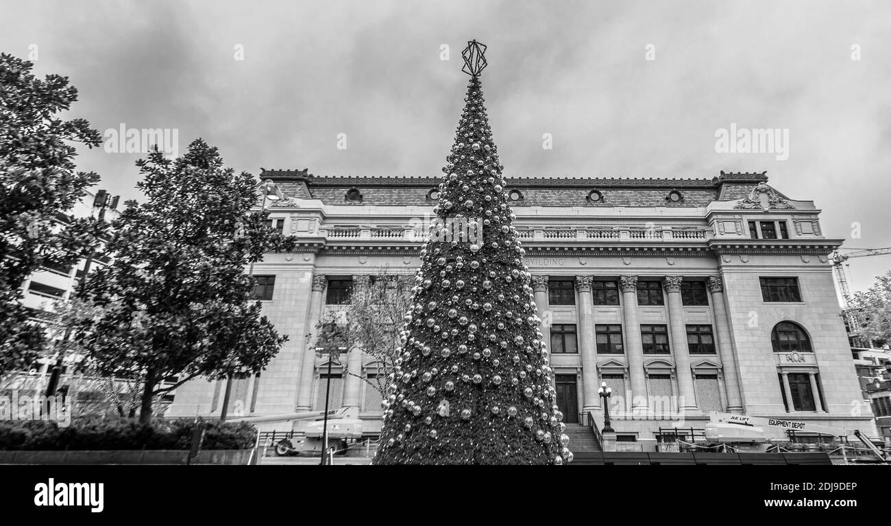 Weihnachten in der Stadt Stockfoto