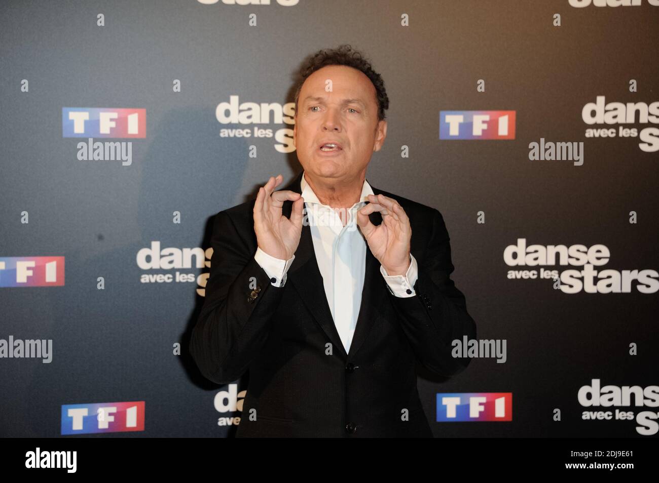 Julien lepers pose au photocall Danse avec les Stars a TF1 a Paris, France, le 28 septembre 2016. Foto von Alban Wyters/ABACAPRRESS.COM Stockfoto