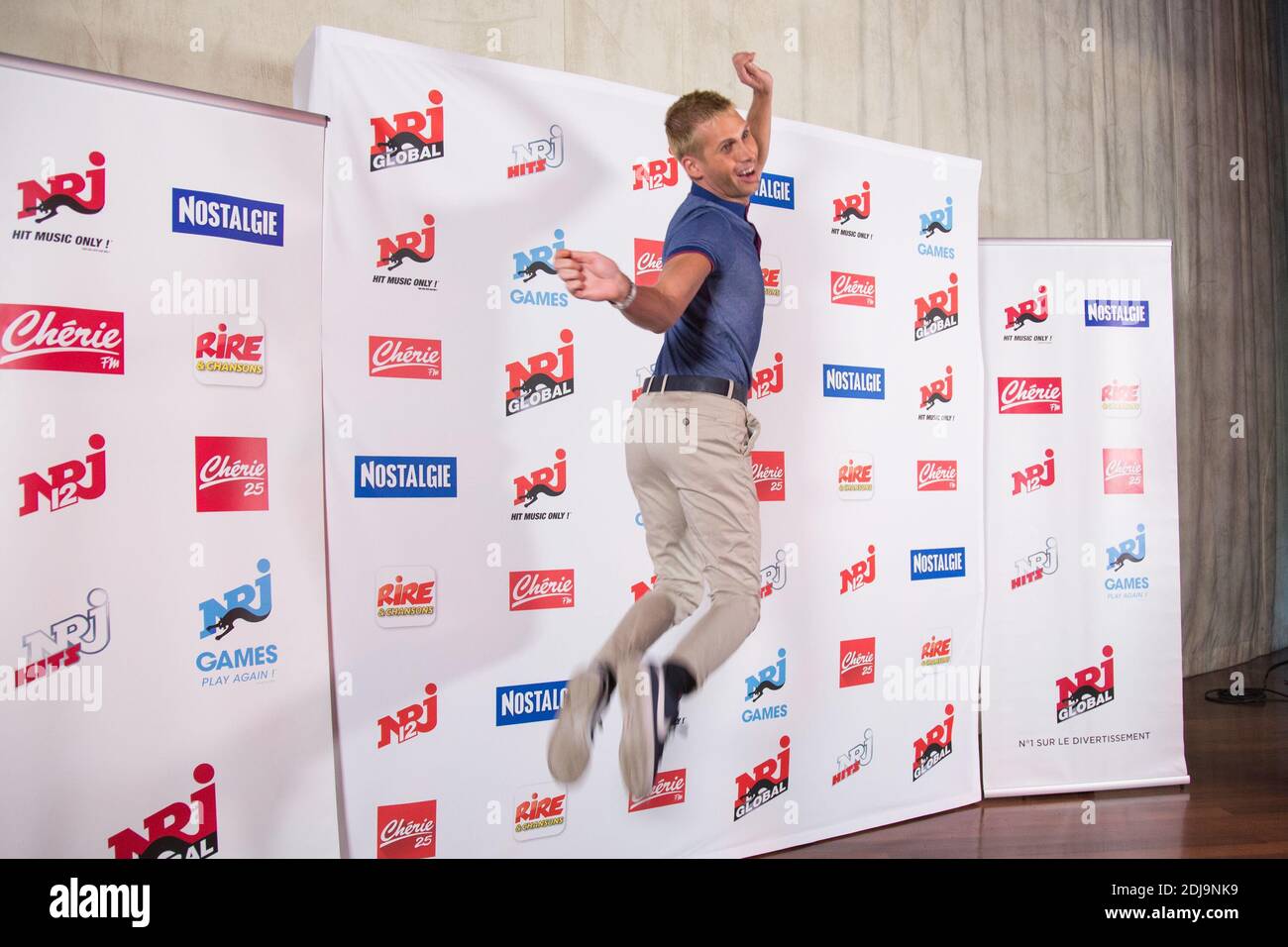 BENOIT DUBOIS - KONFERENZ DE RENTREE NRJ 2016 FOTO VON Nasser Berzane/ABACAPRESS.COM Stockfoto