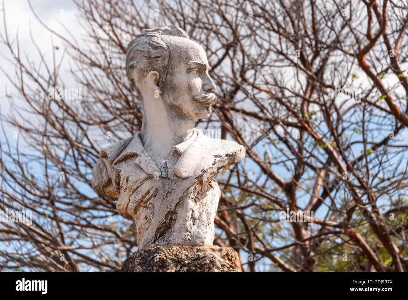 Jose Marti Skulptur, Varadero, Kuba Stockfoto