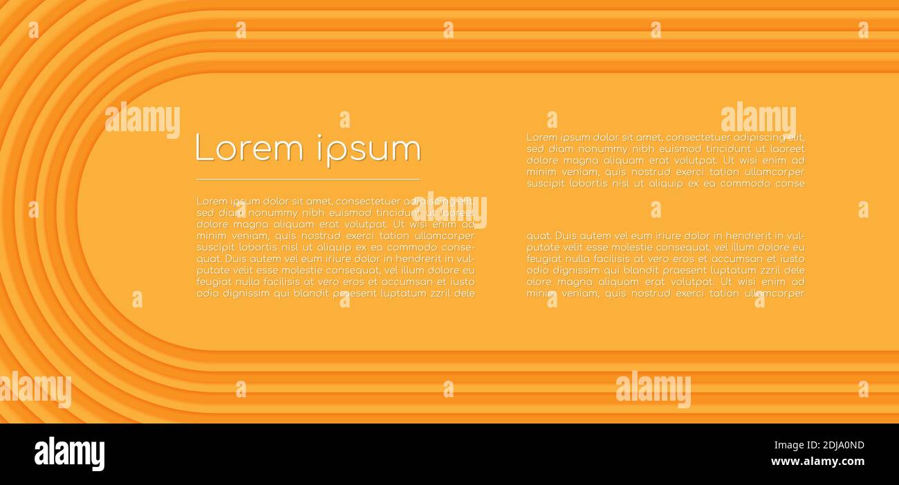 Abgerundete Form überlappen Ebene Konzept Raum Rahmen. vektor-Illustration. Stock Vektor