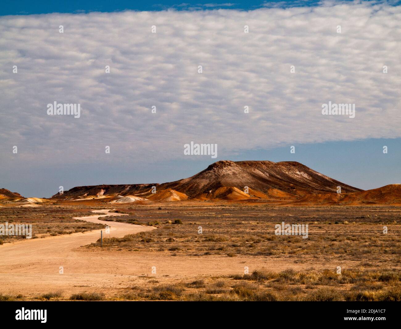 Touristenfahrt, Kanku Breakaways Conservation Park, Coober Pedy, South Australia Stockfoto