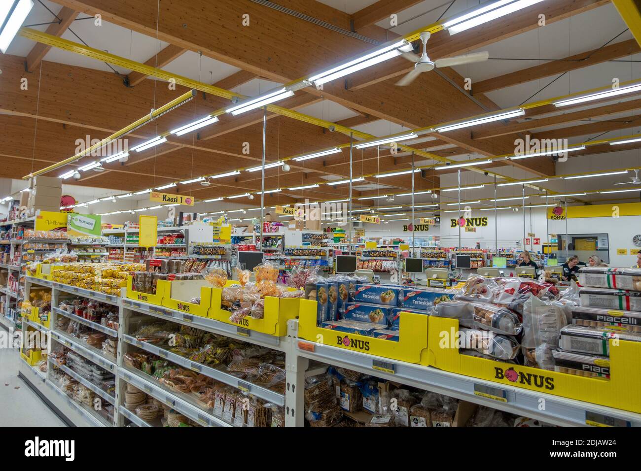 Innerhalb EINES Bonus Supermarkt in Island Bonus ist EINE Kette Der Isländischen Discount Value Supermärkte In Ganz Island Stockfoto