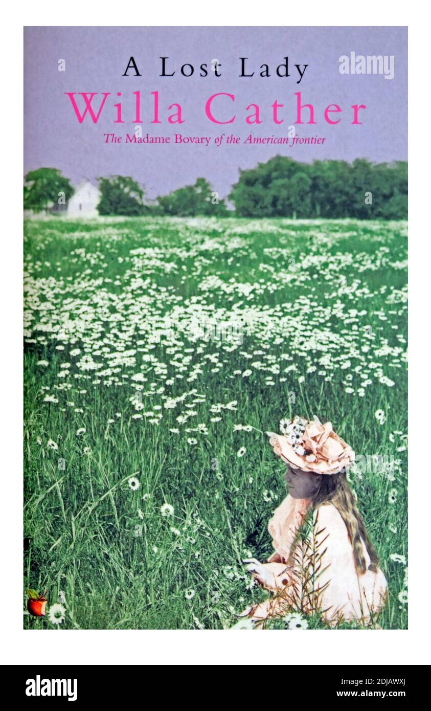 Buchcover 'A Lost Lady' von Willa Cather. Stockfoto