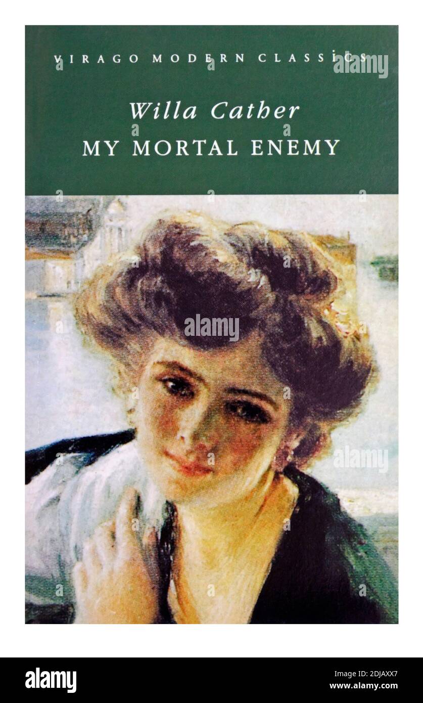 Buchcover 'My Mortal Enemy' von Willa Cather. Stockfoto