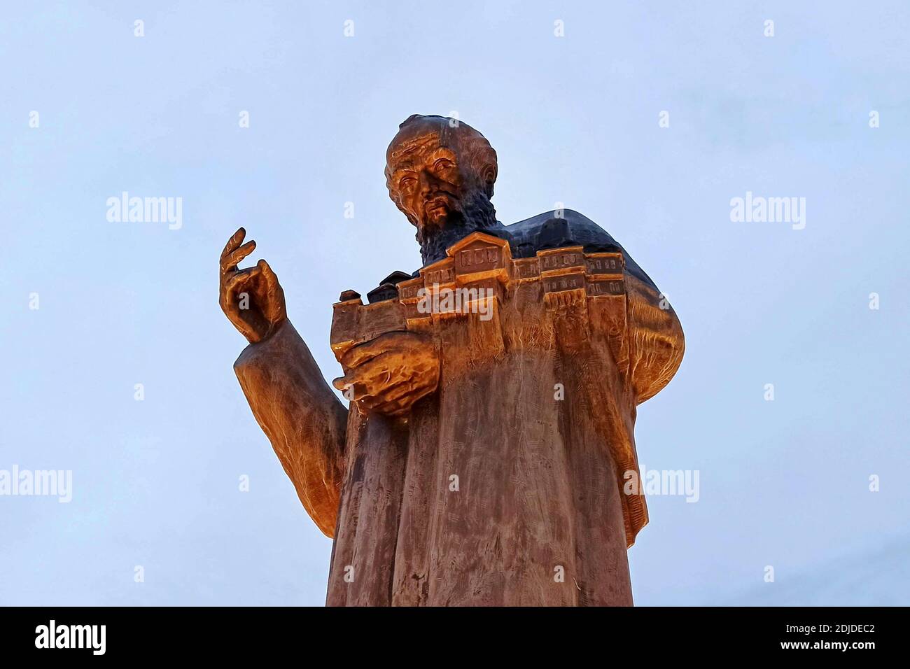 Statue von Sv. Kliment Ohridski St. Clement von Ohrid, Ohrid
