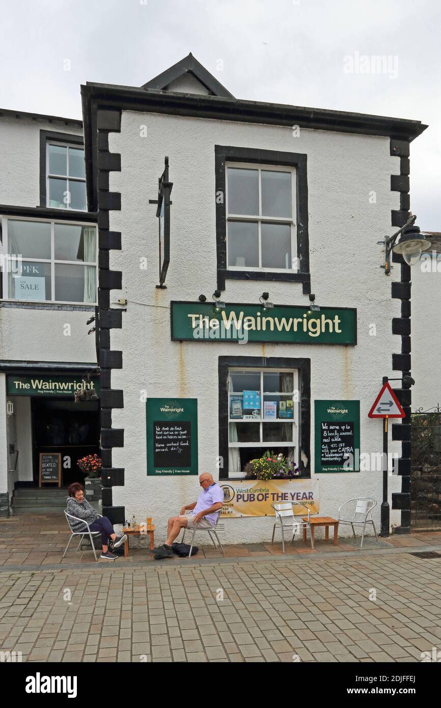 Das öffentliche Haus Wainwight, Keswick Stockfoto